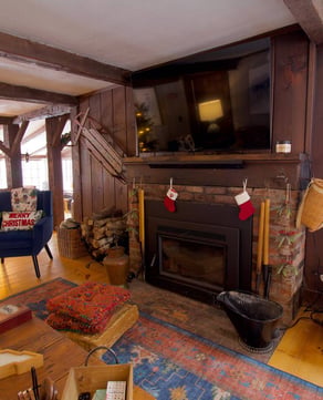 Living Room & Fireplace